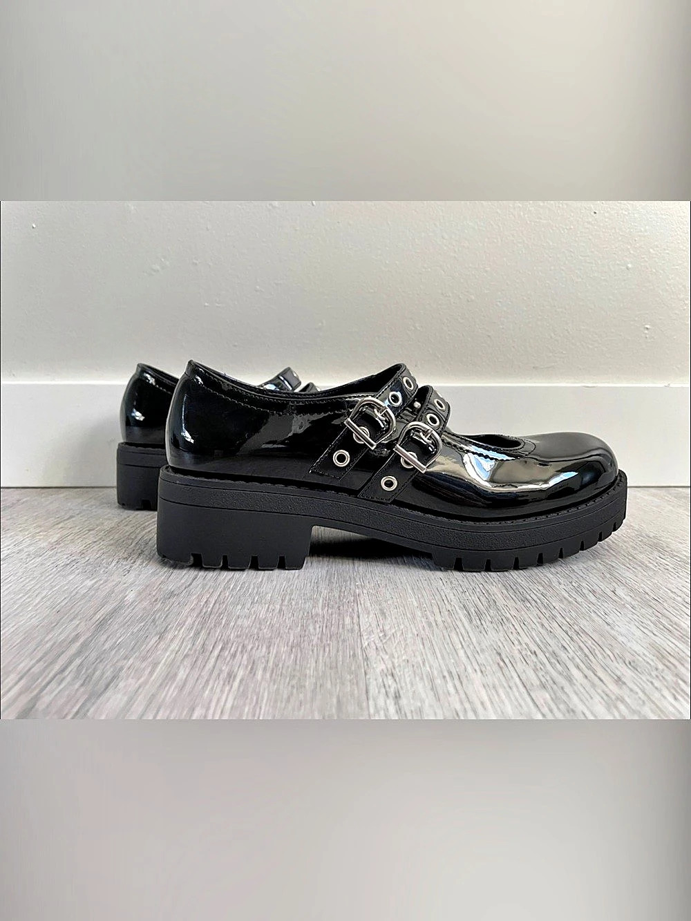 Dirty Laundry Mary Jane Black Platform Loafers